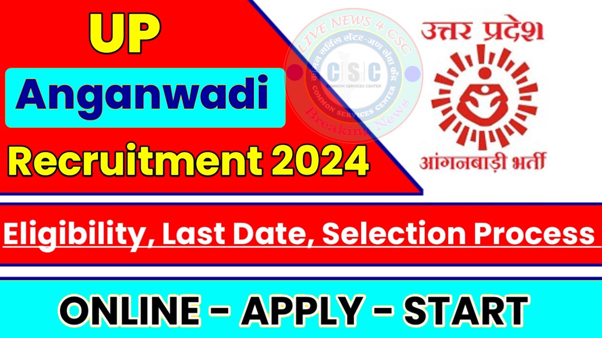 UP Anganwadi Workers Recruitment 2024 Apply Online Process