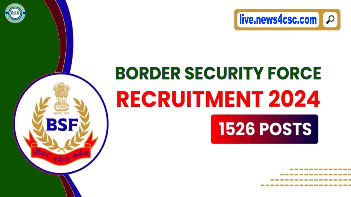 BSF Assistant Sub Inspector New Recruitment for 1526 Posts 2024