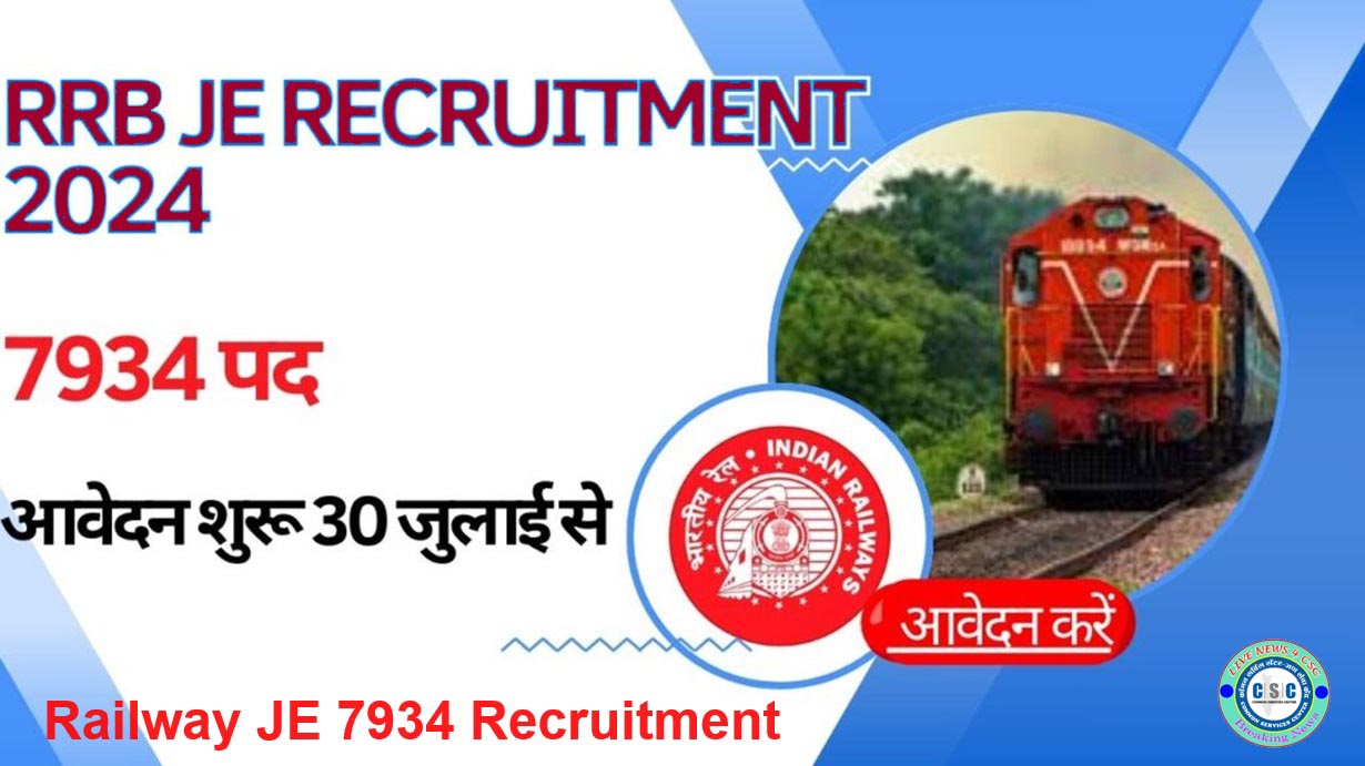 Railway JE 7934 Recruitment